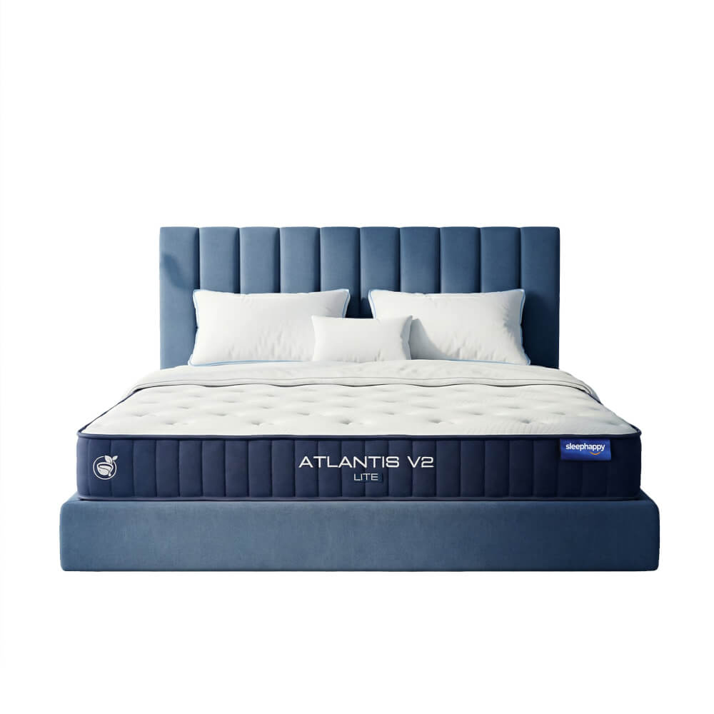 ที่นอนพ็อกเก็ตสปริง 5 ฟุต SLEEPHAPPY ATLANTIS V2 LITE หนา 8 นิ้ว